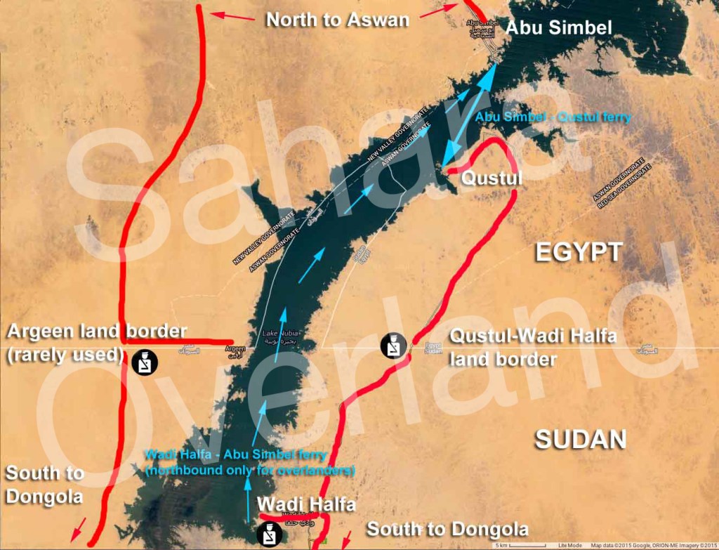 egypt-sudan-lake-nasser-border